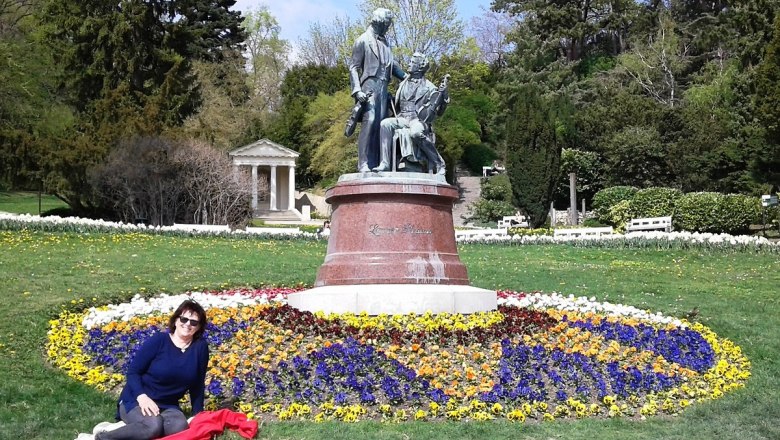 Lanner - Strauß Denkmal im Kurpark, © Gottfried Steiner