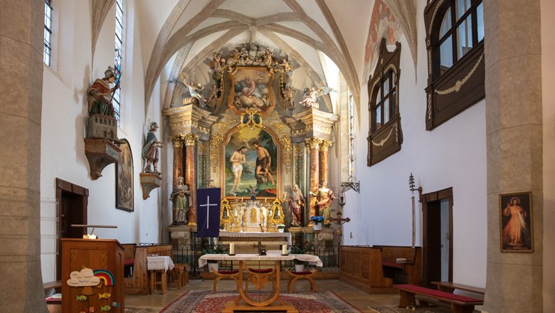 Wallfahrtskirche Altenmarkt innen, © Erwin Schefstoss